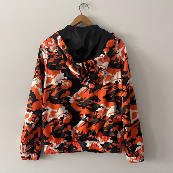 I.AM.GIA Tiger Mist Daytona Orange Black Camo Jacket Size Small - Picture 4 of 10